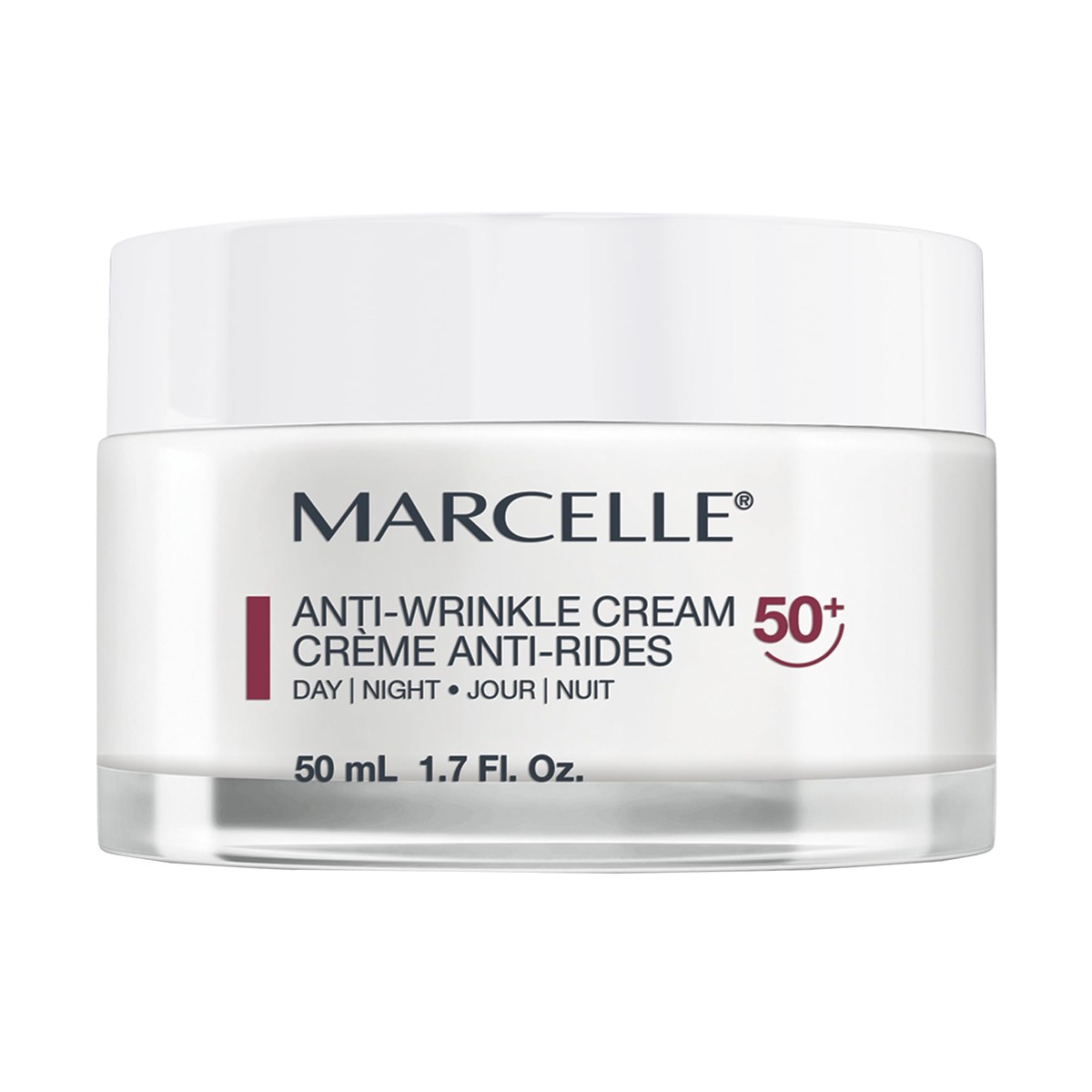 Marcelle - Anti-Wrinkle Day & Night Cream 50+ | 50 mL / 1.7 fl oz