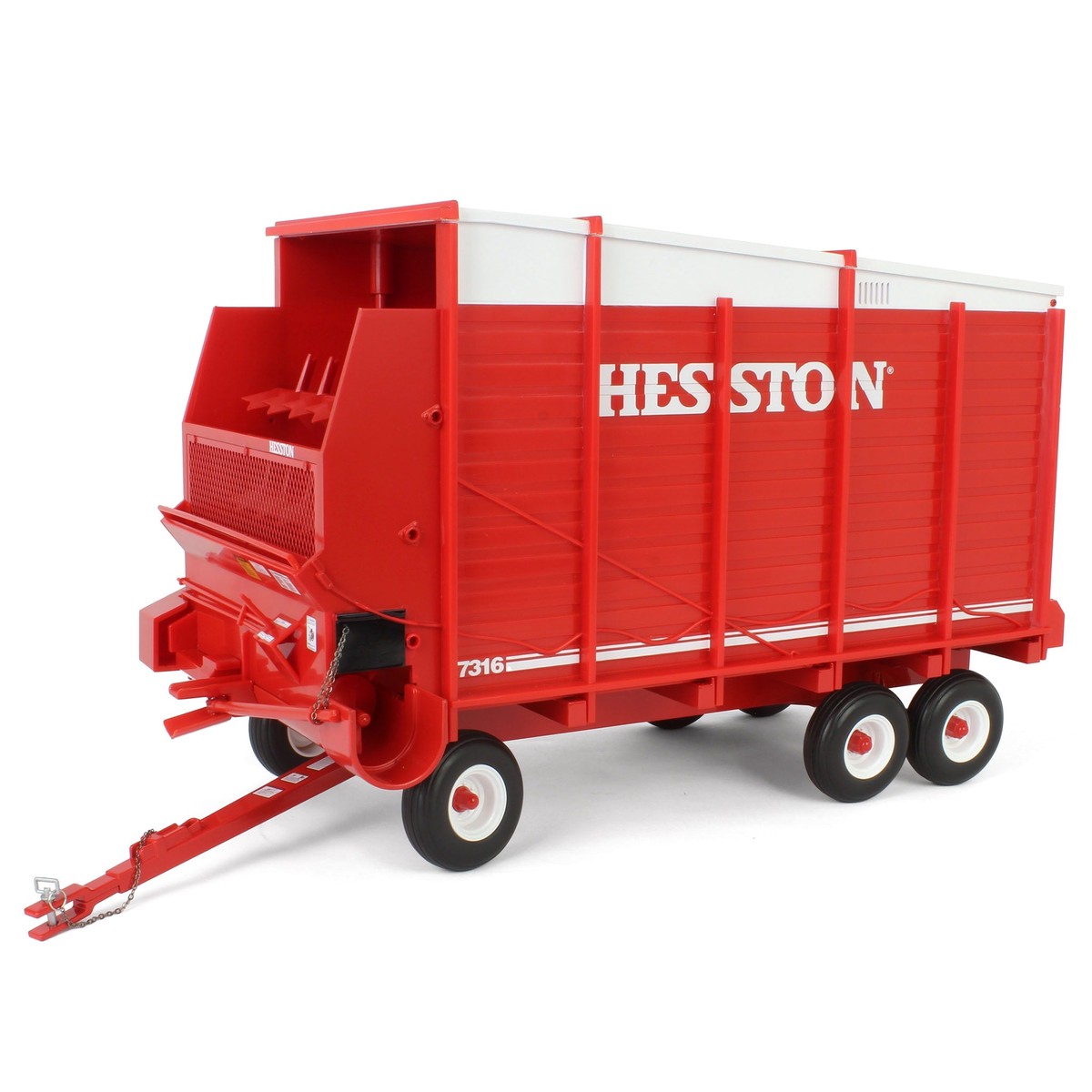 (B&D) 1/16 Hesston 7316 Forage Wagon - Damaged Box