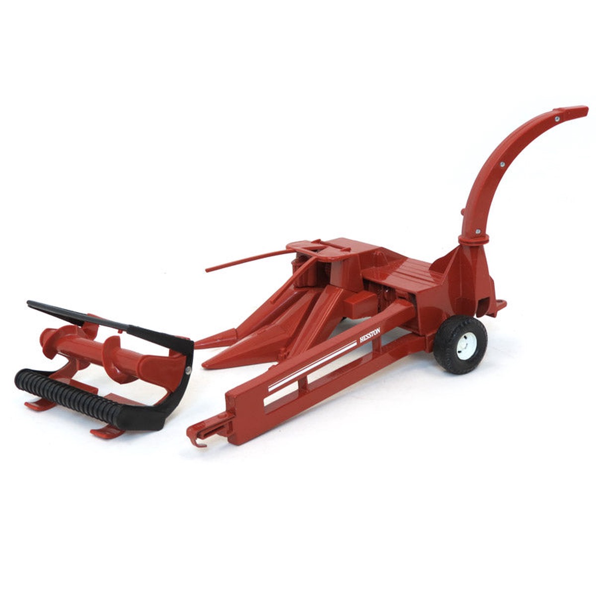 (B&D) 1/16 Hesston Colored Pull Type Forage Harvester by ERTL - Damaged Item, LOOSE