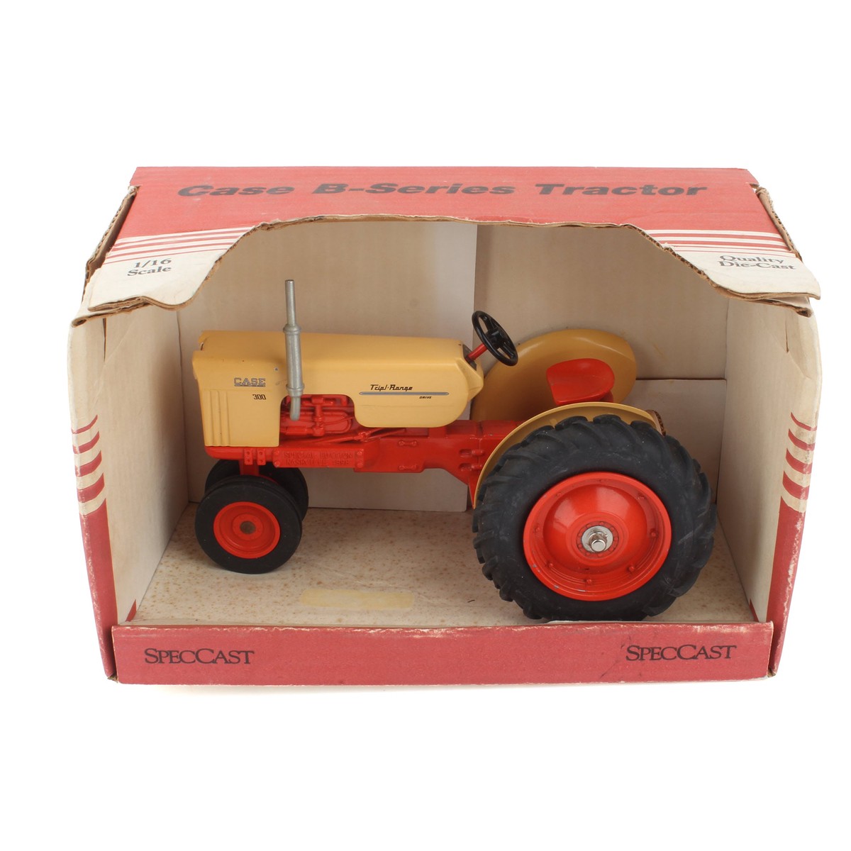(B&D) 1/16 Case 300 Triple Range Narrow Front Tractor, 1998 Nashville Edition by SpecCast - Damaged Item