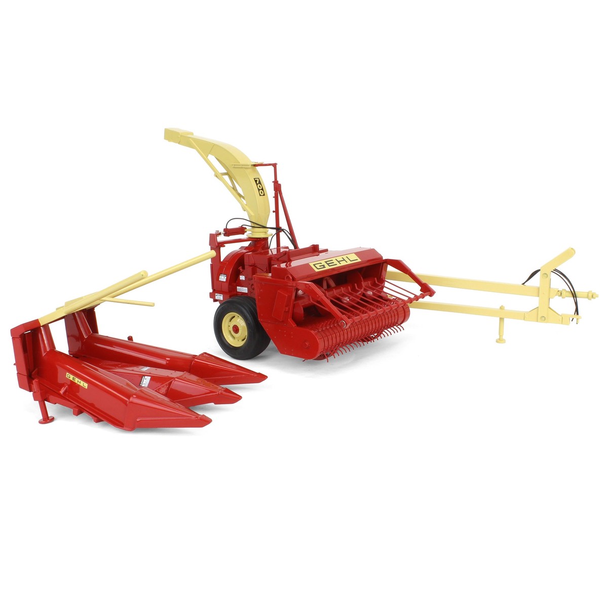 (B&D) 1/16 GEHL 700 Forage Chopper with Corn and Hay Heads by SpecCast - Damaged Box